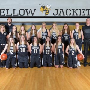 Team Photo of 2017-2018 Girls Basketball