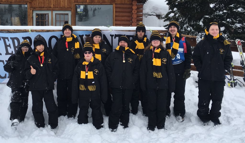 Photo of the 2018 Winter Special Olympics Team