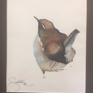 A sketch of a small bird