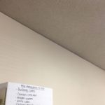 Photo of Cracks in Classroom Ceiling
